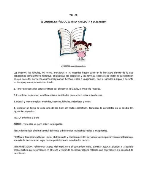 Diferencias importantes entre cuento, fábula y leyenda: características de cada género literario