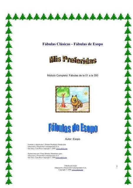 Cinco Caracteristicas Principales de la Fabula y Ejemplos Populares de las Fabulas de Esopo photo 4