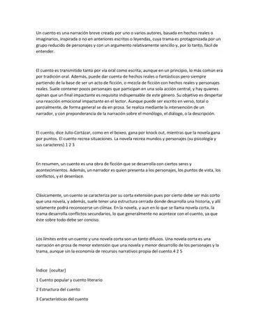 Claves para analizar las partes y elementos del cuento: personajes, trama, situacion y mensaje image 0