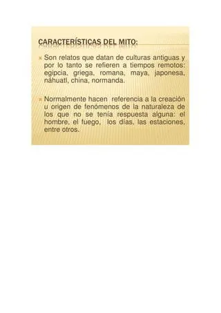 Las 7 Caracteristicas y Funciones del Mito en las Culturas Antiguas image 1