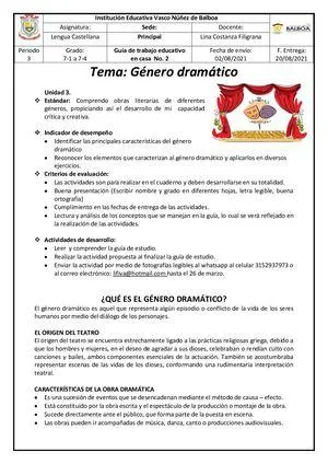 Las 5 caracteristicas fundamentales del genero dramatico: Conflicto, personajes, dialogo, tema y estructura photo 0