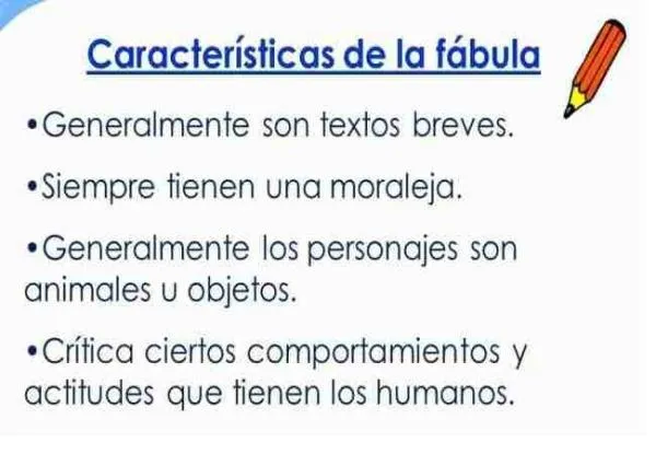 Que es la fabula y sus principales caracteristicas para escribir una photo 4