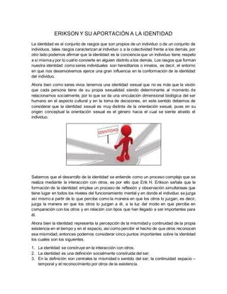 Cinco caracteristicas importantes que definen el genero y como pueden influir en la identidad photo 4