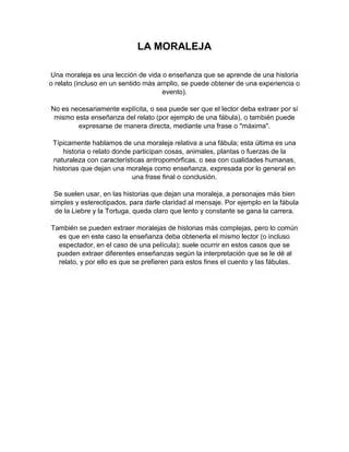 La moraleja y leccion que puedes aprender de una fabula photo 1