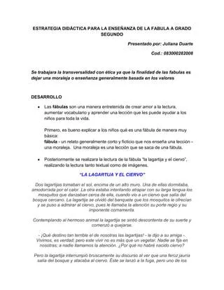 La moraleja y leccion que puedes aprender de una fabula photo 3