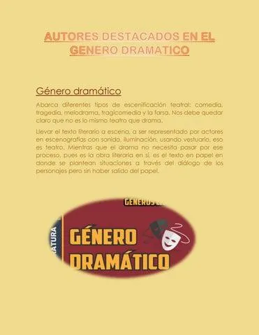 5 Caracteristicas y Elementos Claves del Genero Dramatico y Teatral image 1