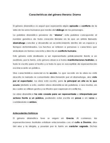 La tension y el conflicto: la caracteristica esencial del genero dramatico photo 0