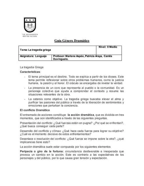 La tension y el conflicto: la caracteristica esencial del genero dramatico photo 3