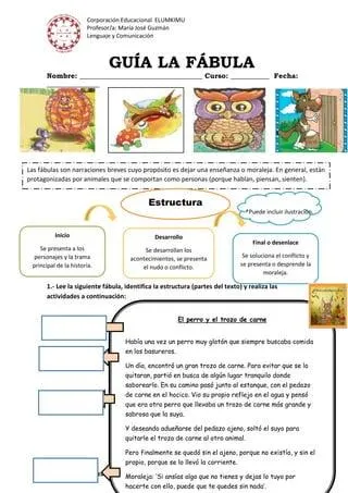 La estructura y caracteristicas de la fabula: Como contar historias con moraleja para ninos image 4