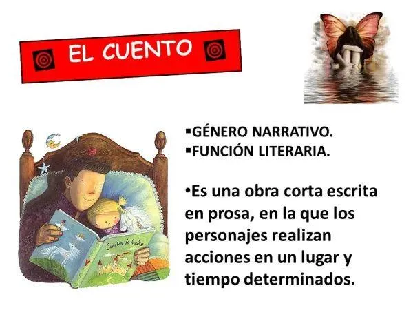 Las caracteristicas y funciones del genero literario del cuento image 1