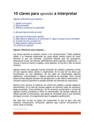 Las 5 características clave del genero periodistico de opinion