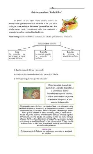 Caracteristicas y elementos de una fabula: ?Que es una fabula y cuales son sus partes? photo 4