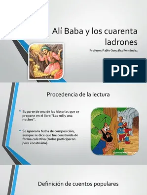 Los 40 personajes principales del cuento Ali Baba y los 40 ladrones: descripcion y caracteristicas photo 0