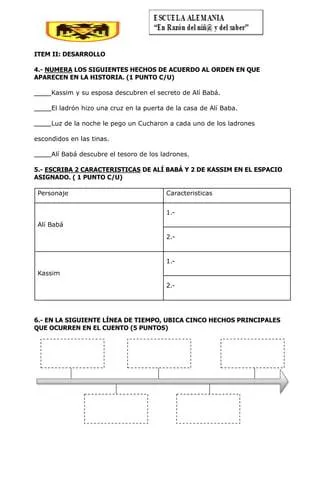 Los 40 personajes principales del cuento Ali Baba y los 40 ladrones: descripcion y caracteristicas photo 2