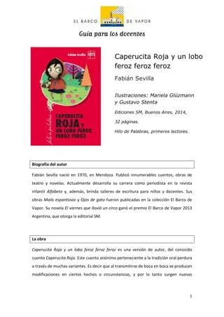 Las 5 caracteristicas clave de Caperucita Roja y el Lobo Feroz que puedes aprender image 0