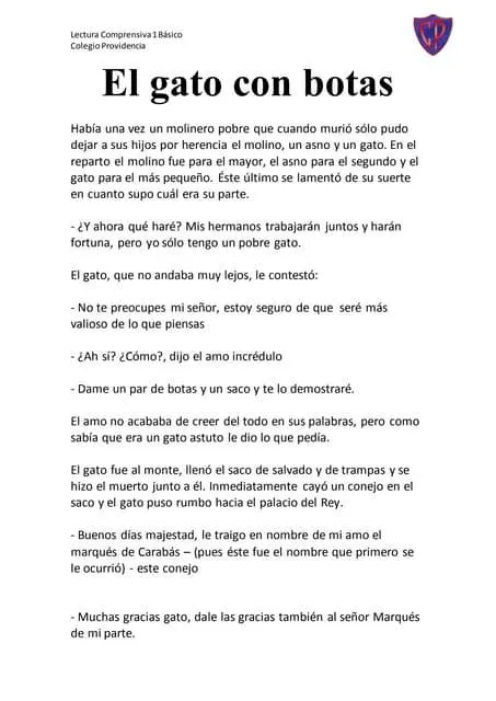 Caracteristicas del astuto gato con botas del cuento clasico de Perrault image 3