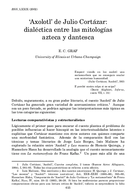 5 Caracteristicas Destacadas del Cuento Corto Axolotl de Julio Cortazar image 1