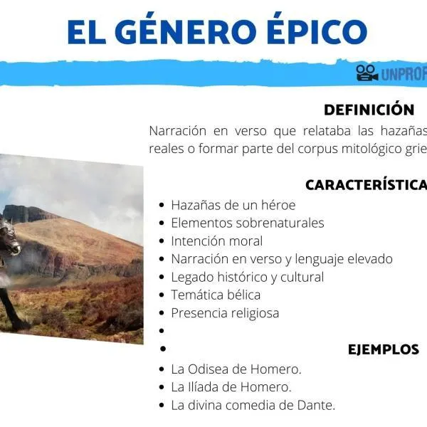 Las principales caracteristicas de la epopeya que definen el genero image 2