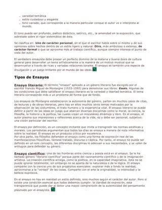 5 Caracteristicas esenciales del genero ensayistico que debe conocer todo lector photo 3
